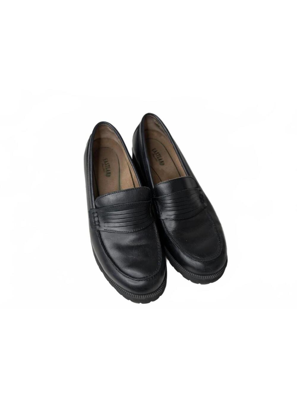 Eastland Women's Newbury Black Leather Loafers Size 9‎